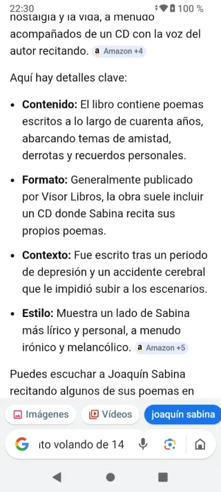 Sabina ciento volando de catorce