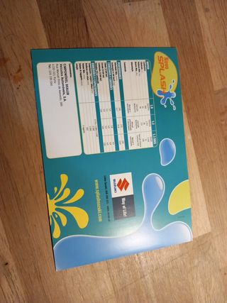 Panfleto Suzuki Splash