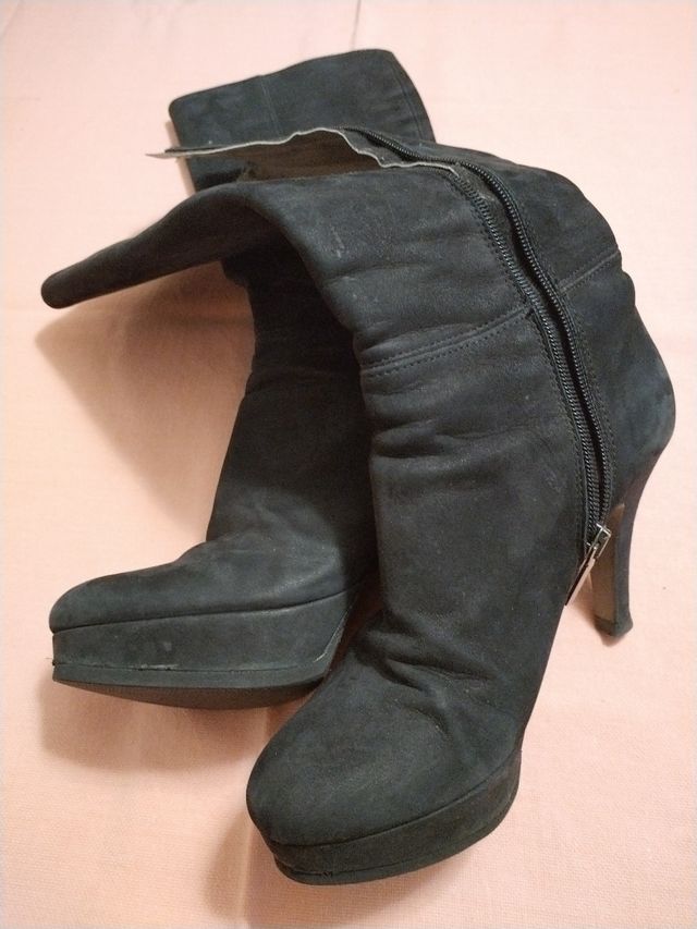 Botas, altas taco 10 cm