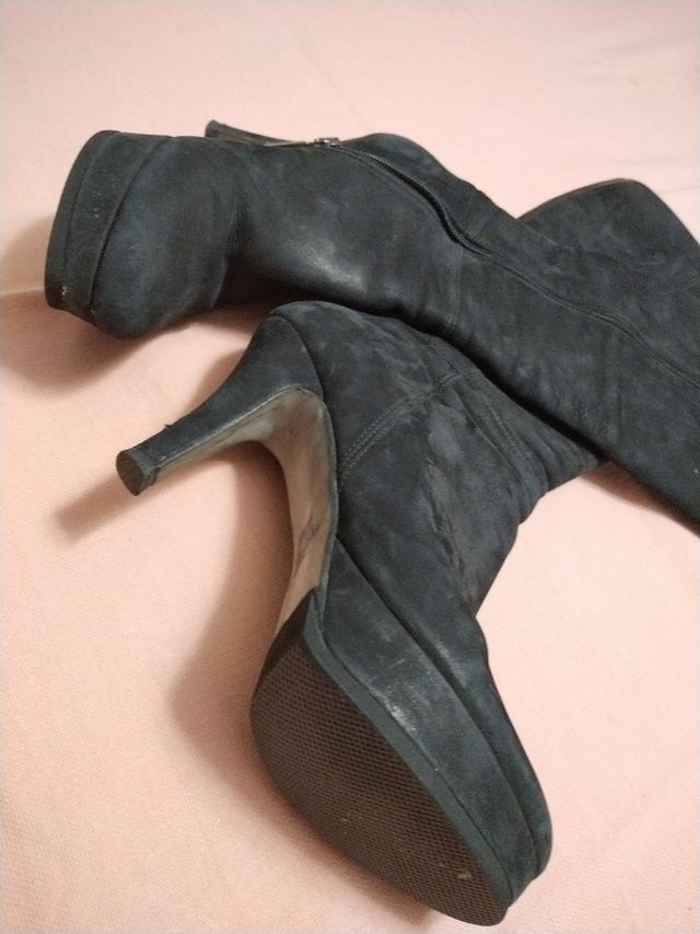 Botas, altas taco 10 cm