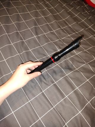 Flauto dolce nero e rosso smontabile