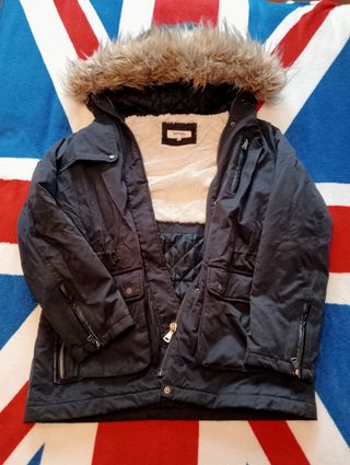 Parka azul marino 
