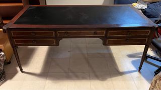 Mesa despacho madera clásica