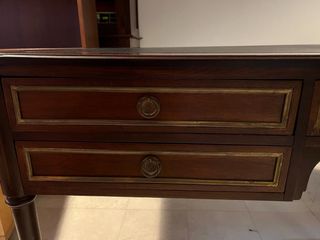 Mesa despacho madera clásica