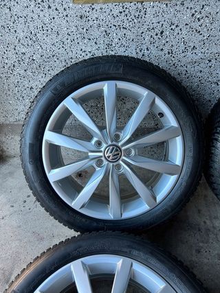 Ruedas originales vw Michelin pilot alpin 5 NIEVE