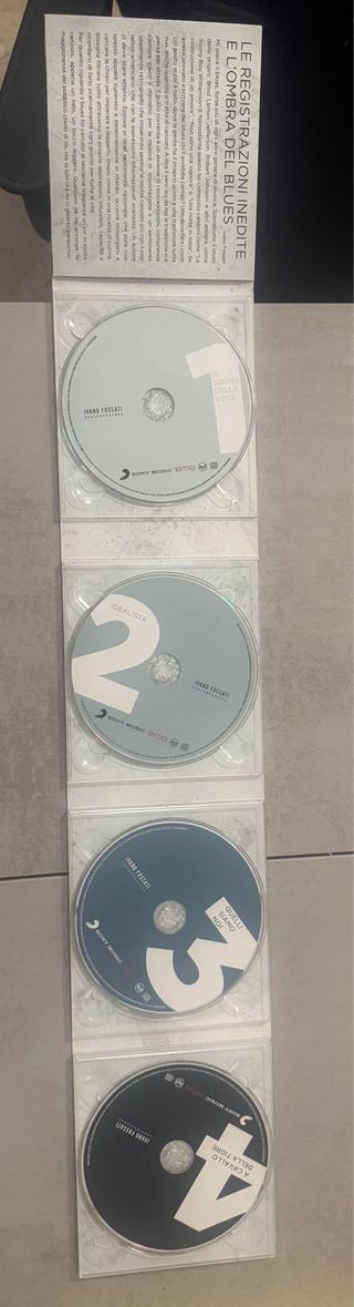 4 CD Ivano Fossati - Contemporaneo