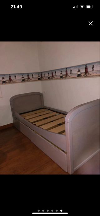 Cama para colchon de 200cm