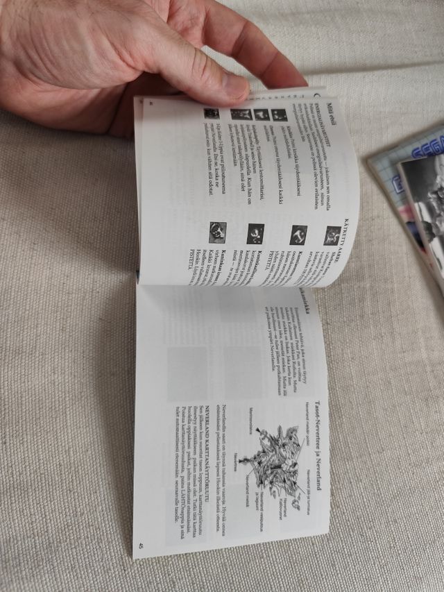 Libro de instrucciones Hook sega Game gear libro