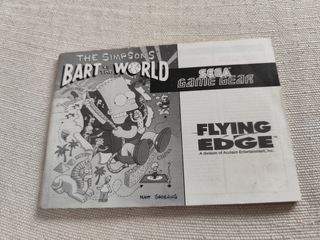 The Simpsons bart VS the world sega Game gear 