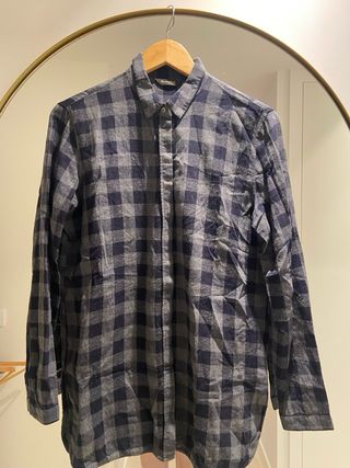 Camisa cuadros massimo dutti