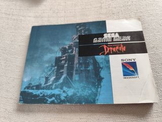 Libro de instrucciones Dracula sega  Game gear 