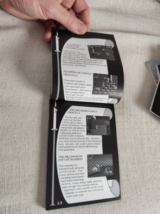 Libro de instrucciones Dracula sega  Game gear 