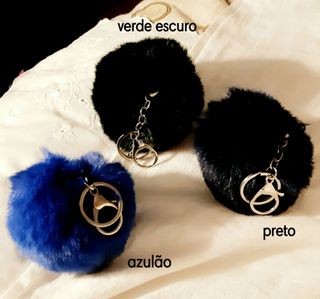 Porta-chaves /Chaveiros pompom grandinho - unidade
