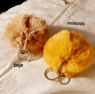 Porta-chaves /Chaveiros pompom grandinho - unidade
