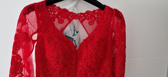 Vestido de Fiesta rojo