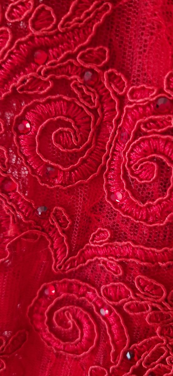 Vestido de Fiesta rojo