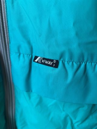 Giacca K-Way Vintage blu acqua