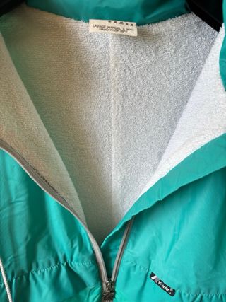 Giacca K-Way Vintage blu acqua