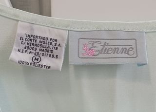 BATA/KIMONO DE DISEÑO SIN ESTRENAR DEL C. INGLÉS 