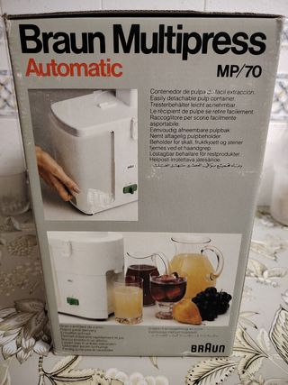 Licuadora exprimidor Braun 200W