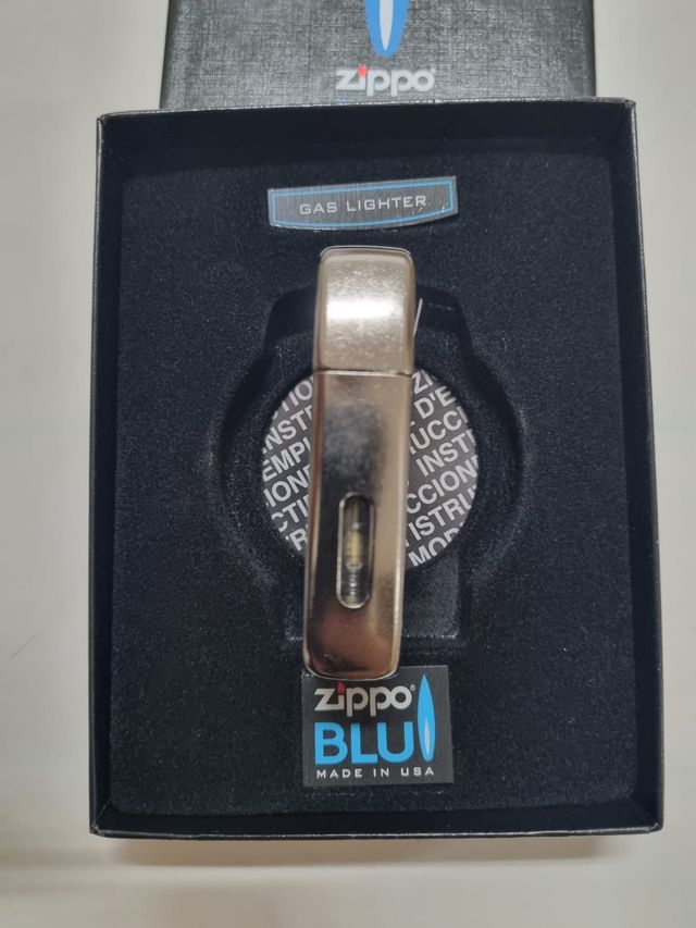 ZIPPO BLU DE GAS NUEVO