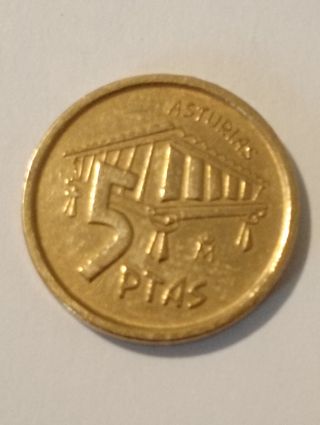 moneda Conmemorativa de Asturias, España,