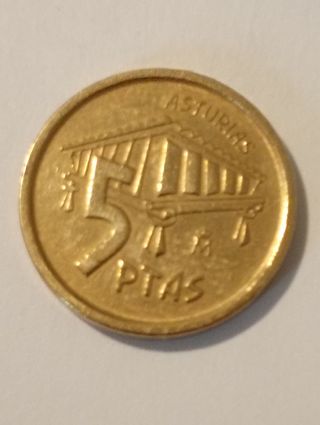 moneda Conmemorativa de Asturias, España,