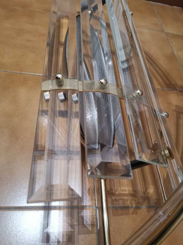 Lampara de techo cristal diseño