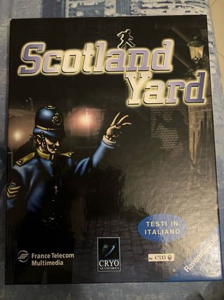 Scotland yard pc computer cd-rom  big box 