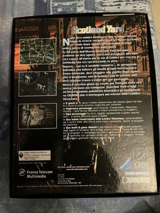 Scotland yard pc computer cd-rom  big box 