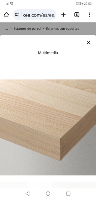 Balda blanca IKEA x4- Estantería