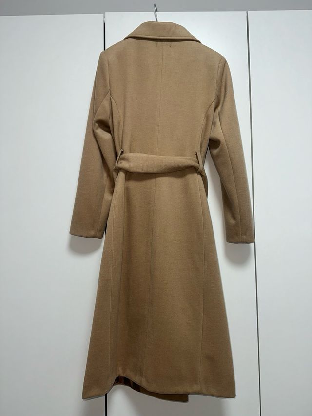 Cappotto cammello donna cintura smiling london