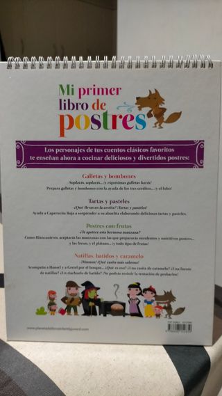 Libro "Mi primer libro de postres"