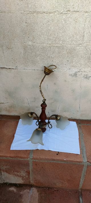 Lampara vintage de tulipas