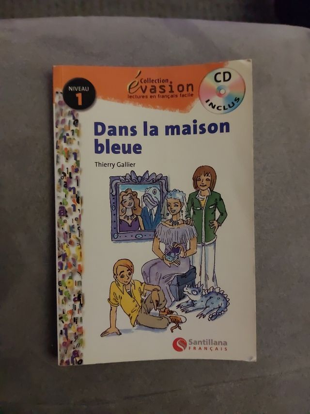 Libro francés Dans la maison bleue