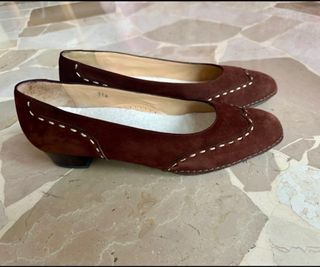 Scarpe di camoscio moda comoda