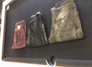 Pantalon piel alta calidad,marca de lujo