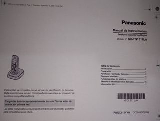 DOBLE TELÉFONO INALÁMBRICO DIGITAL