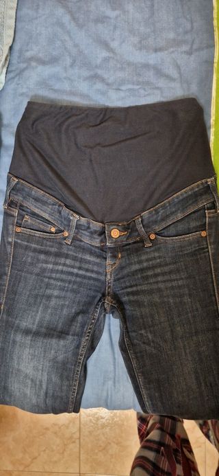 Pantalón Vaquero Jeans Embarazo Premamá T34 H&M