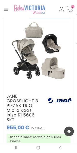 Carro bebes Jane Crosslight