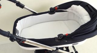 Bebécar trío azul marino-blanco