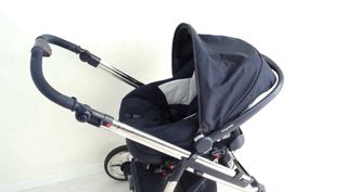 Bebécar trío azul marino-blanco