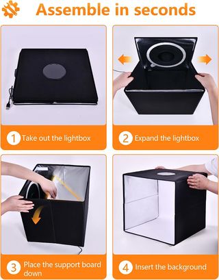 Caja de luz para fotografia 40cm led PRECINTADA
