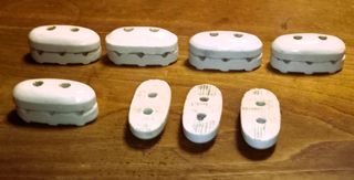 Lote Aisladores porcelana