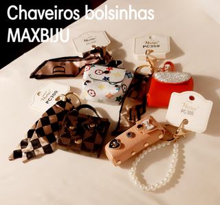 Porta-chaves/Chaveiros bolsinhas MAXBIJU - unidade