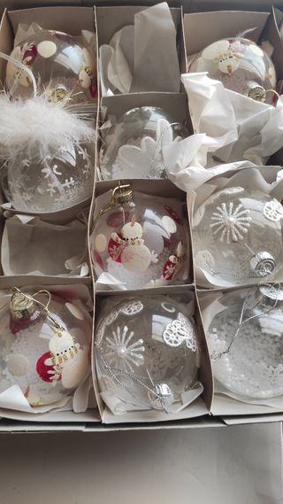 Palline di Natale vetro soffiato 