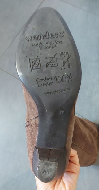 Botas altas de tacón medio