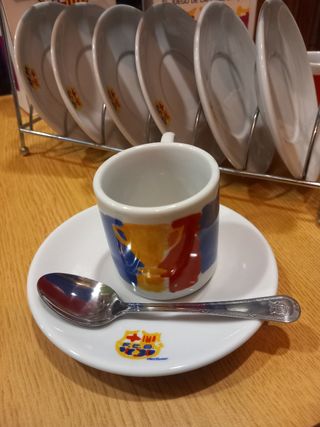 JUEGO TAZAS CAFE FCB BARCELONA BARÇA