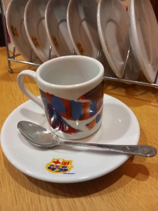 JUEGO TAZAS CAFE FCB BARCELONA BARÇA