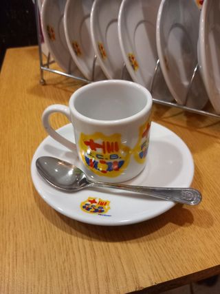 JUEGO TAZAS CAFE FCB BARCELONA BARÇA
